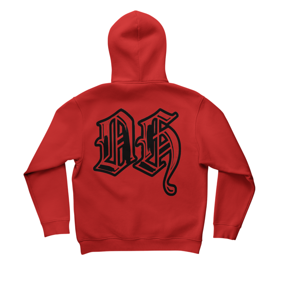 Red Roman Hyphic Hoodie